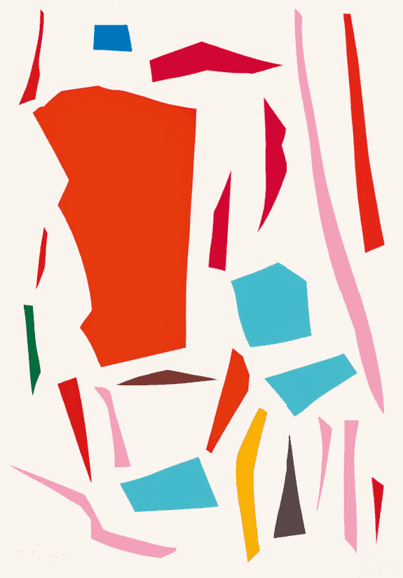 Imi Knoebel, ‘Messerschnitte’, 1993, Print, Screenprint on cardboard, null, Numbered