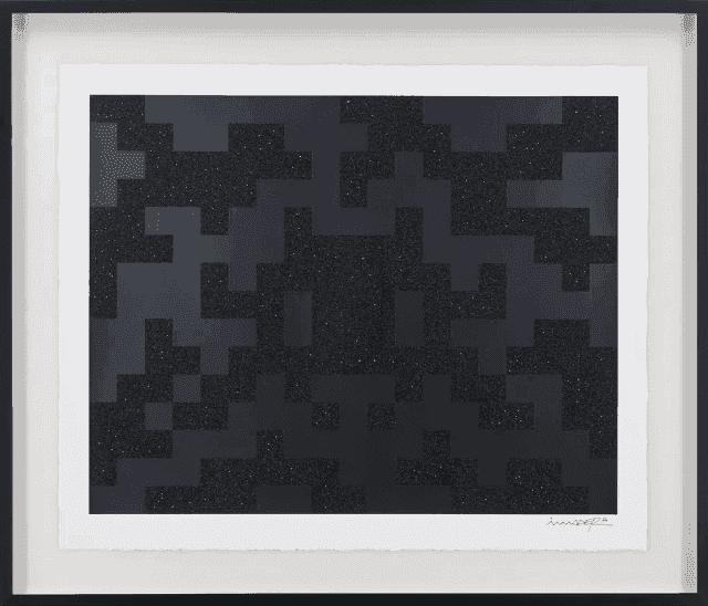 Invader, ‘Camo M-2C-M2’, 2024, Print, Screenprint in Somerset Satin Cotton, null, Numbered, Framed