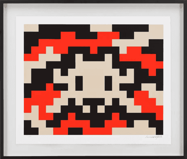 Invader, ‘Camo M-3C-M2’, 2024, Print, Screenprint in Somerset Satin Cotton, null, Numbered, Framed