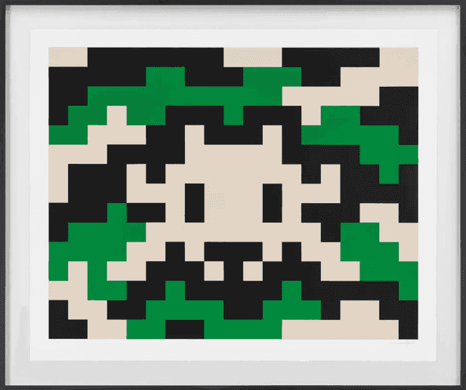 Invader, ‘Camo XXL-3C-M2’, 2024, Print, Screenprint in Somerset Satin Cotton, null, Numbered, Framed