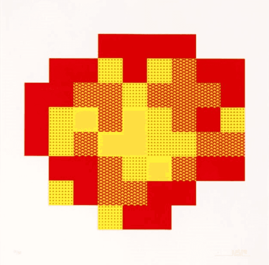 Invader, ‘Explosion’, 2015, Print, Screenprint on Paper, null, Numbered