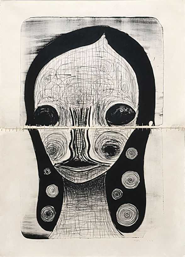 Izumi Kato, ‘Untitled 26 (2019)’, 2019, Print, Embroided lithograph on japanese paper, Item Editions, Numbered, Dated