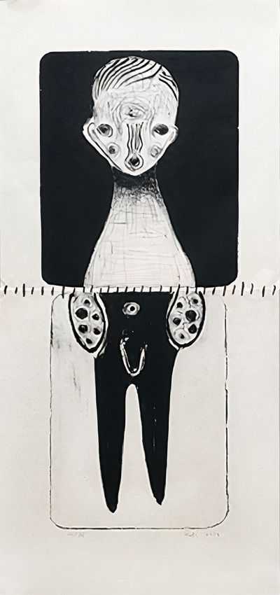 Izumi Kato, ‘Untitled 29 (2019)’, 2019, Print, Embroided lithograph on japanese paper, Item Editions, Numbered, Dated