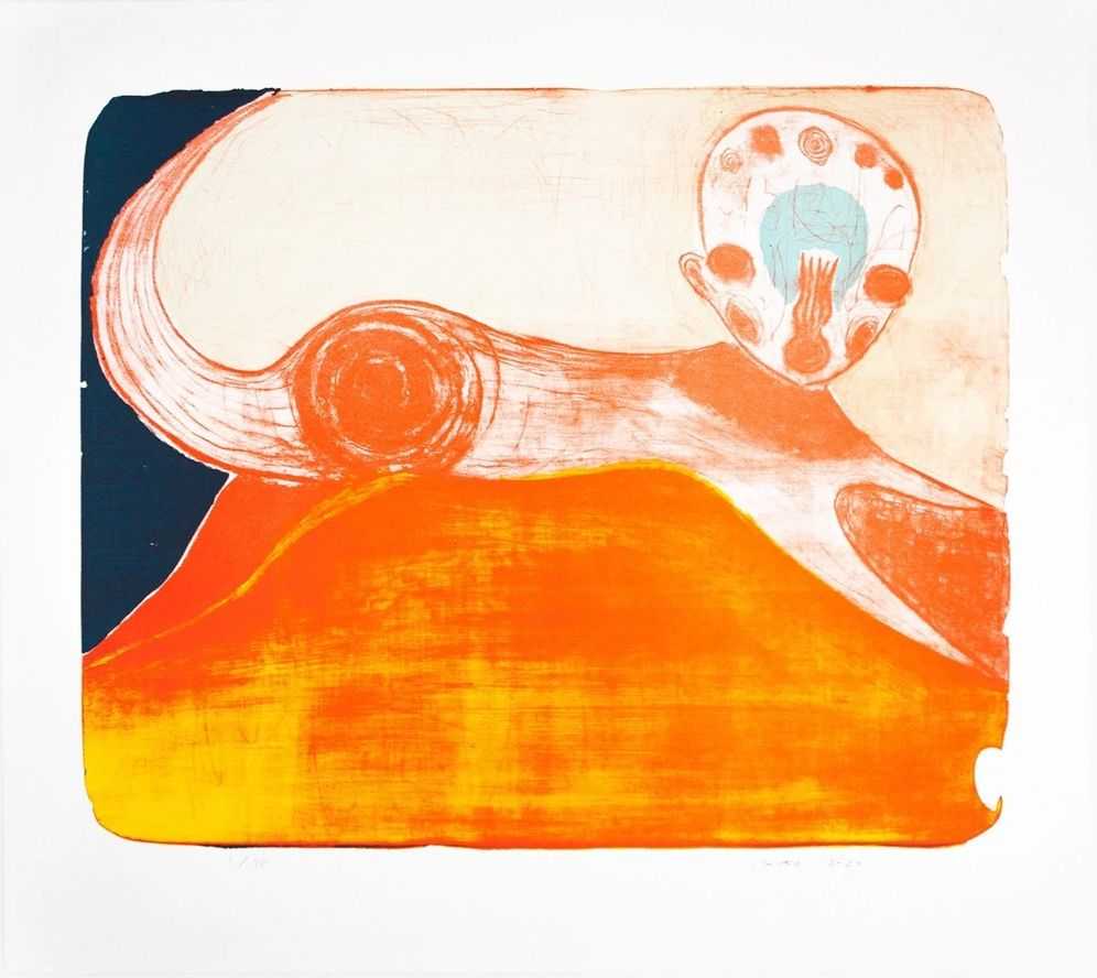 Izumi Kato, ‘Untitled B’, 2020, Print, 5 colours lithograph on BFK Rives 270g paper, Perrotin Gallery, Numbered, Dated