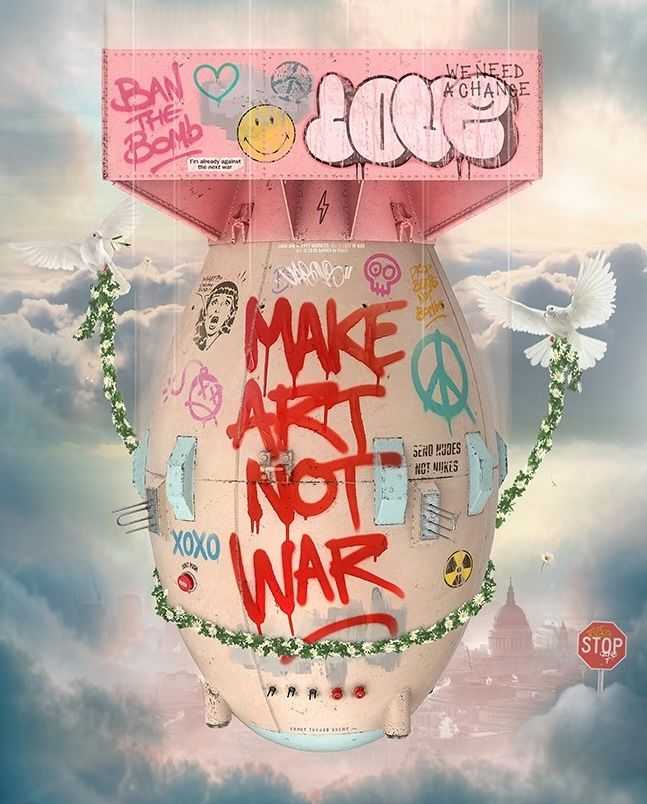 JJ Adams, ‘Art Bomb’, 2022, Print, Giclee On Paper, Wishbone, Numbered