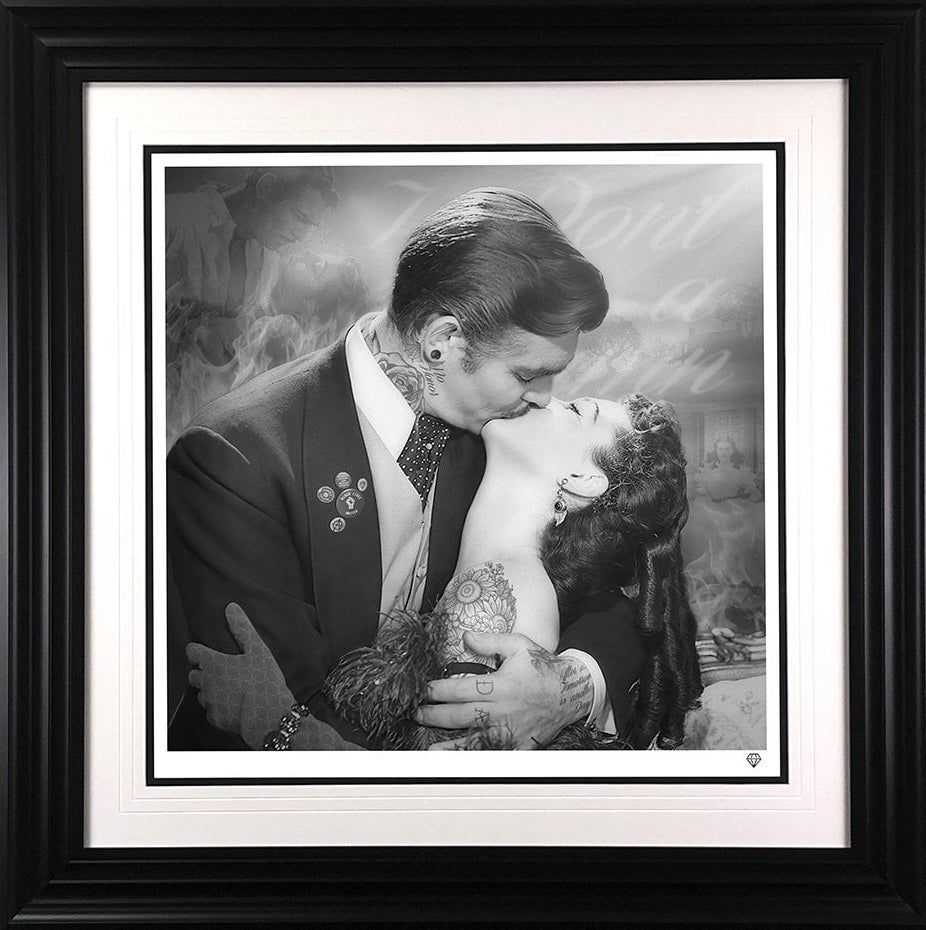 JJ Adams, ‘Frankly My Dear (Black Frame)’, 2020, Print, Art print on the finest Hahnemuhle paper, Self-released, Numbered, Framed