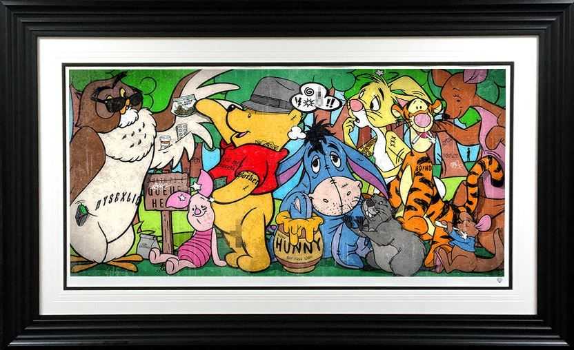 JJ Adams, ‘Hundred Acre Weed (Black Framed)’, 2020, Print, Art print on the finest Hahnemuhle paper, Self-released, Numbered, Framed