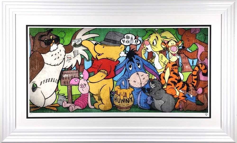 JJ Adams, ‘Hundred Acre Weed (White Framed)’, 2020, Print, Art print on the finest Hahnemuhle paper, Self-released, Numbered, Framed