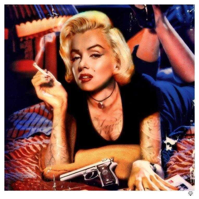 JJ Adams, ‘Monroe Pulp Fiction’, 2012, Print, Giclee On Paper, Wishbone, Numbered