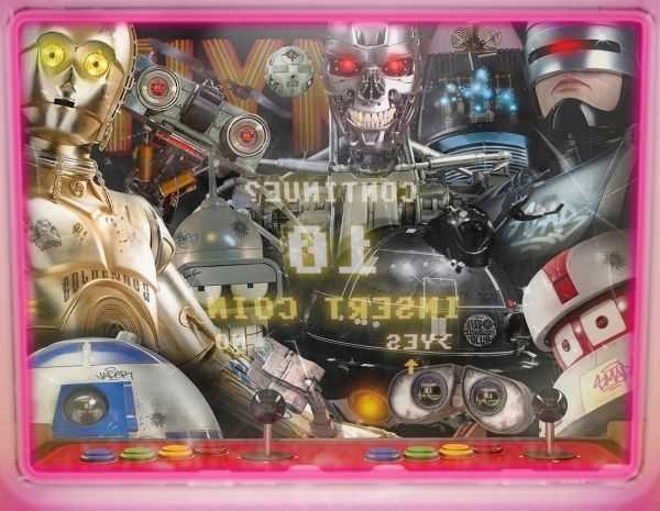 JJ Adams, ‘Robots Arcade’, 2022, Print, Giclee On Paper, Wishbone, Numbered