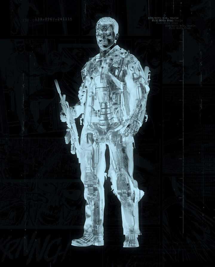 JJ Adams, ‘Uncle Bob - Terminator X-Ray’, 2015, Print, Giclee On Paper, Wishbone, Numbered