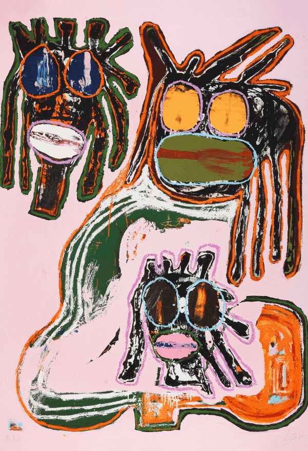 Jack Kabangu, ‘Brødrene Løvehjerte’, 2022, Print, Giclée print in colours, Wulff & Kabangu Design Gallery, 