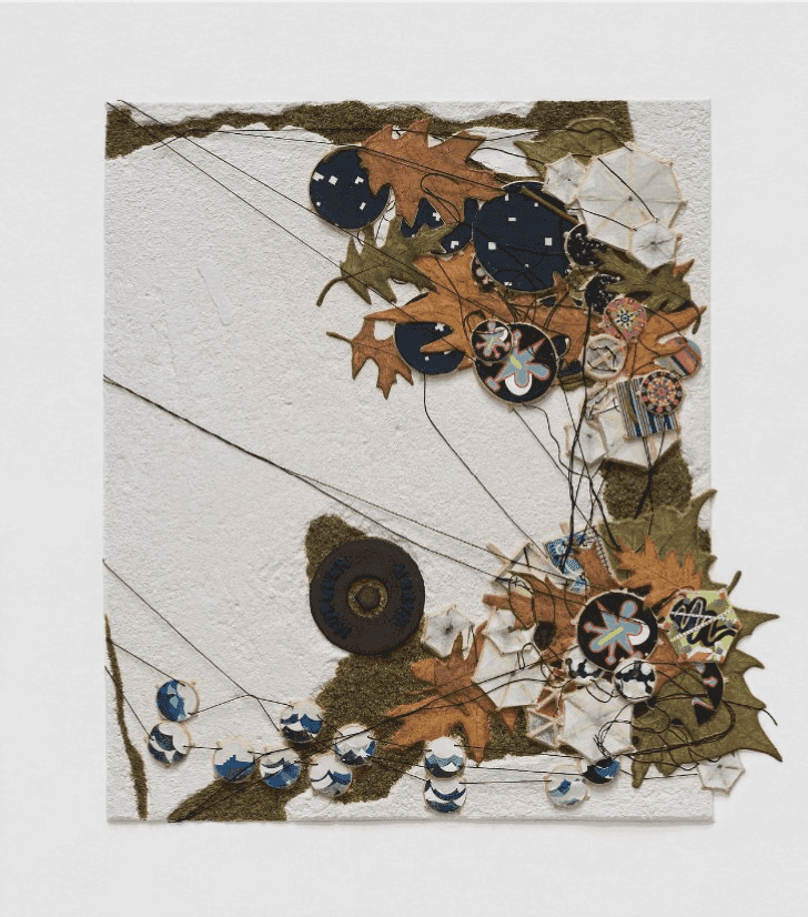 Jacob Hashimoto, ‘The Fountain’, 2025, Print, Mixografía® print on handmade paper, Mixografia, Numbered, Dated