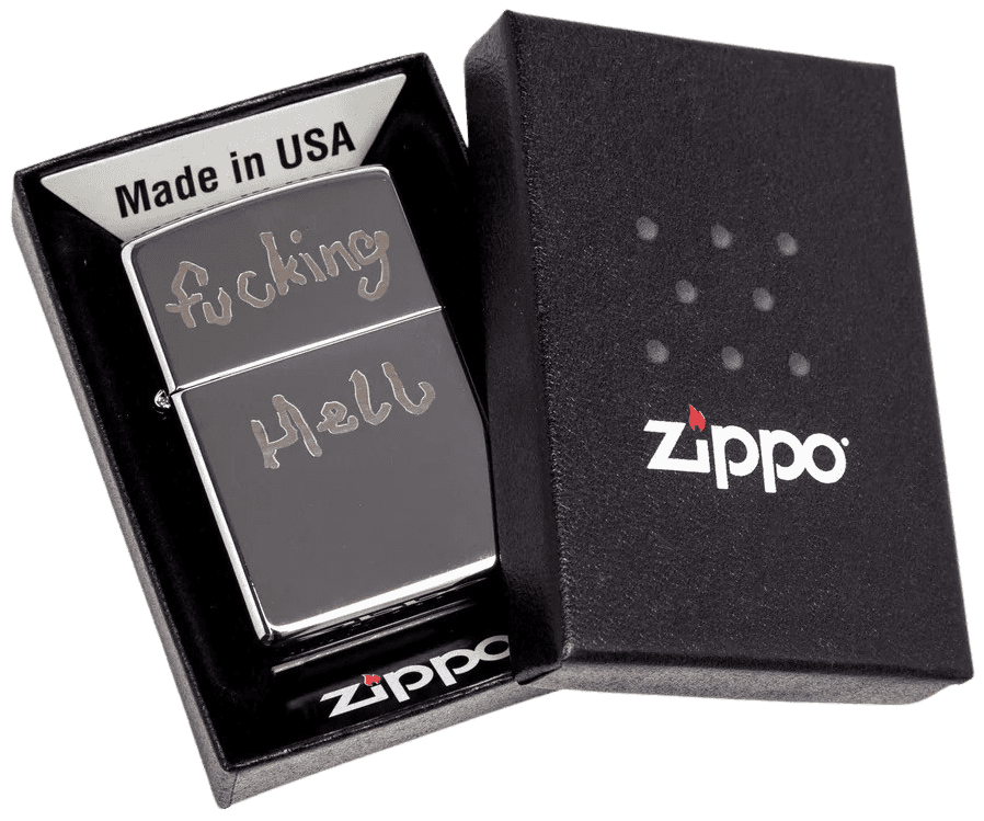 Jake & Dinos Chapman, ‘Skull Etched Zippo Lighter’, 2022, Collectible, Jake and Dinos Chapman Fucking Hell Zippo lighters, Heimlich Productions, 