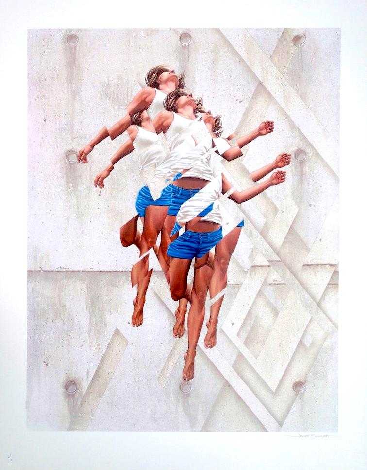James Bullough, ‘Breaking Point’, 02-11-2016, Print, 24 colour screen print on 330 somerset paper, Classic Nouveau, Numbered