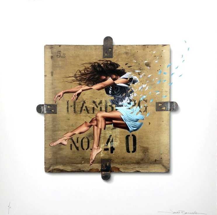 James Bullough, ‘Thin Air (Hand Painted)’, 2019, Print, Archival Pigment Print On 300 gsm Somerset Paper hand painted by the artist, Classic Nouveau, Numbered, Handfinished