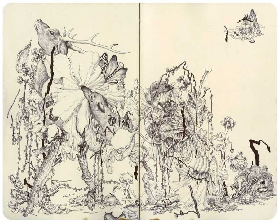 James Jean, ‘Fungi II’, 14-06-2010, Print, Pigment on Hahnemühle Fine Art Paper, Self-released, Numbered