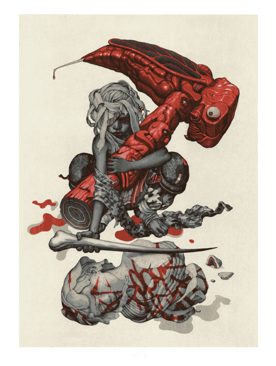 James Jean, ‘MangChi’, 26-11-2014, Print, Offset lithography on premium 100lb Cover Stock Paper, Self-released, 