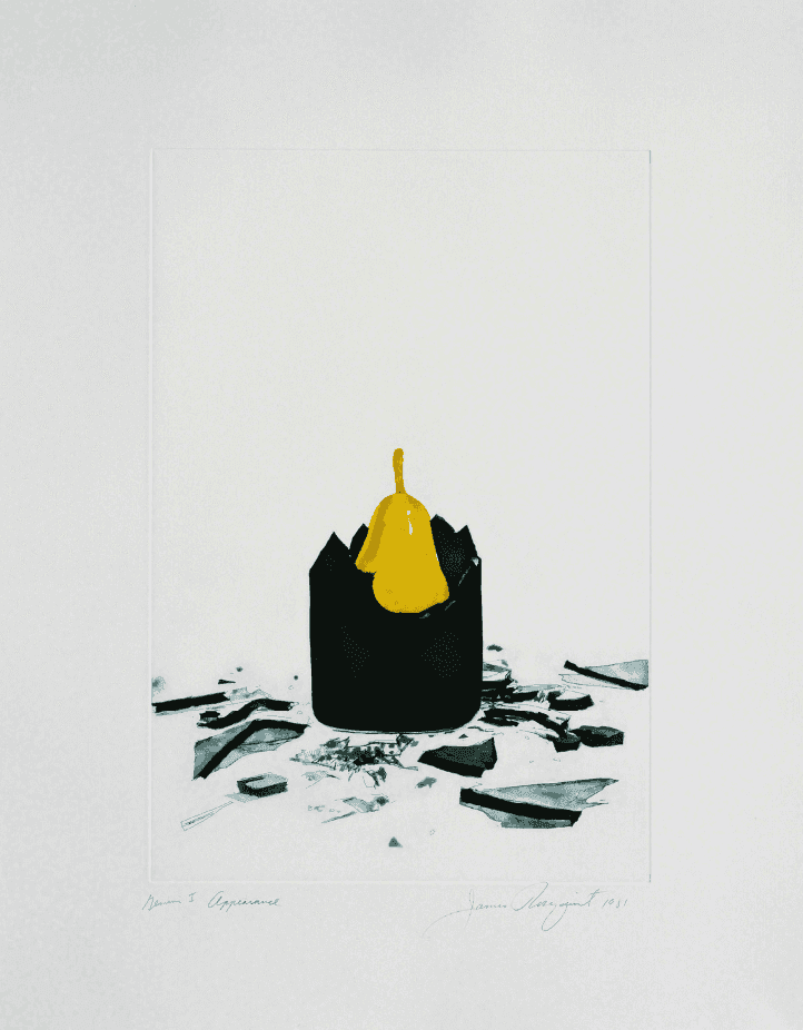 James Rosenquist, ‘Appearance’, 1982, Print, Aquatint, drypoint and etching, null, Numbered