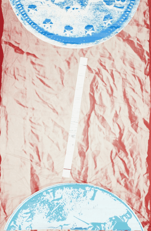 James Rosenquist, ‘Banner II’, 1972, Print, Screenprint on cotton and cotton applique, Multiples Inc., Numbered, Dated