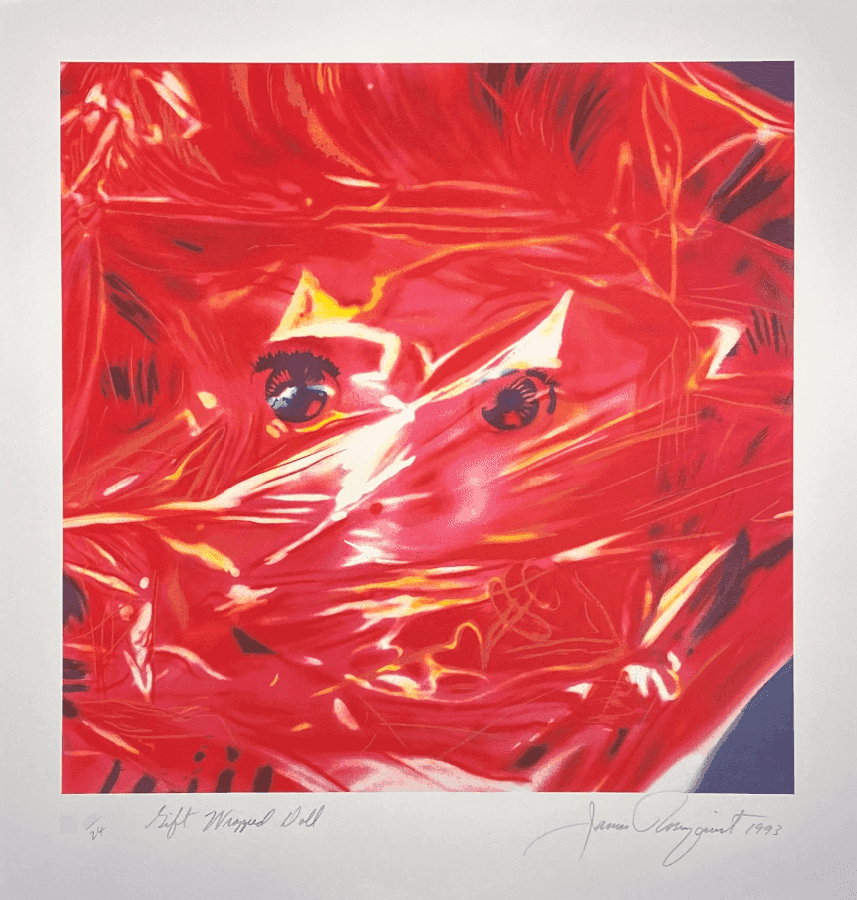 James Rosenquist, ‘Gift Wrap Doll’, 1993, Print, Color lithograph on white wove paper, Tyler Graphics, Ltd., Numbered, Dated
