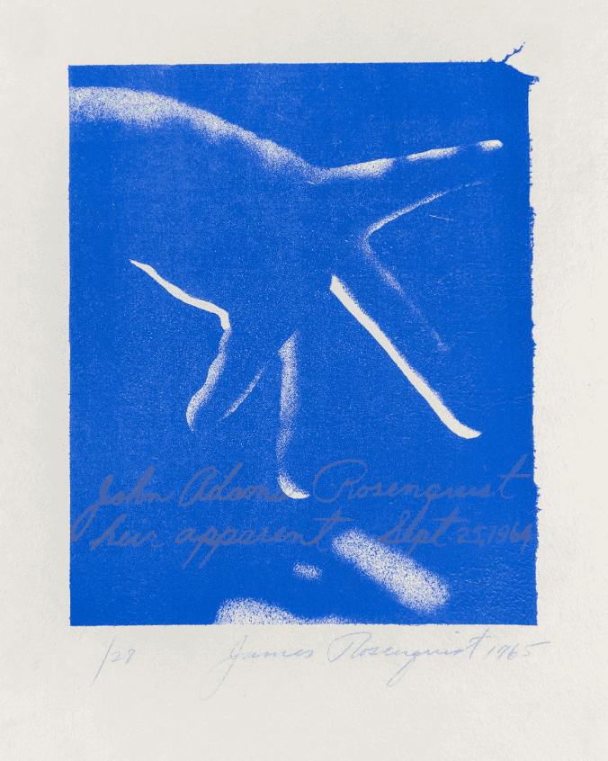 James Rosenquist, ‘Heir Apparent’, 1965, Print, Lithograph from two stones on Douglass Howell handmade paper, null, Numbered, Dated