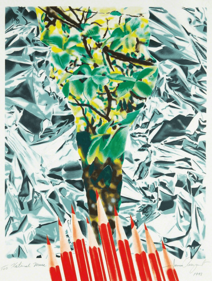 James Rosenquist, ‘Katonah Muse’, 1993, Print, Offset lithograph in colors, on wove paper, the full sheet, Tyler Graphics, Ltd., Numbered, Dated
