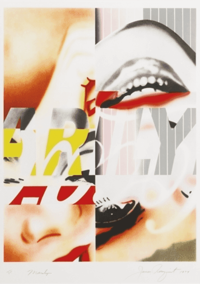 James Rosenquist, ‘Marilyn’, 1974, Print, Lithograph in colors on Rives BFK paper, null, Numbered, Dated