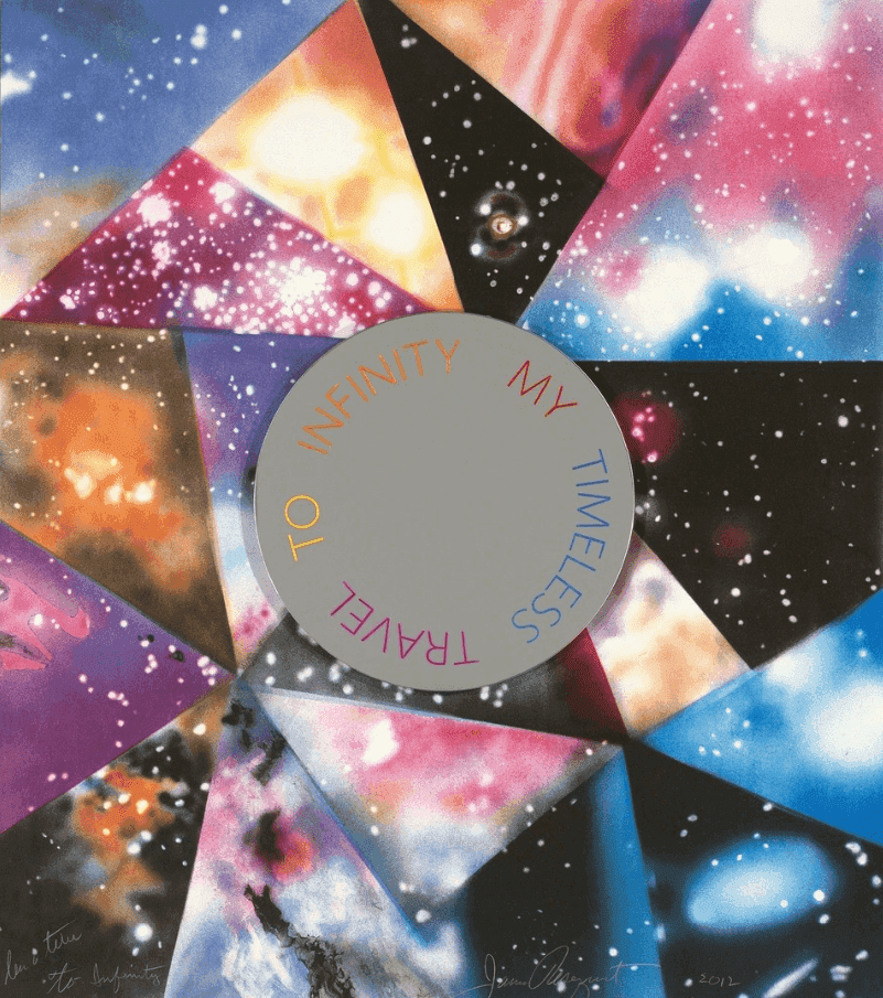 James Rosenquist, ‘To Infinity’, 2012, Print, Framed lithograph with etched hand-colored rotating mirror, null, Dated