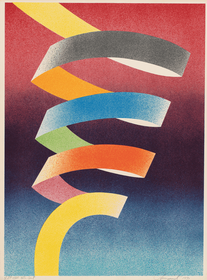 James Rosenquist, ‘Water Spout’, 1971, Print, Ink on Paper, Graphic Studio, Numbered, Dated