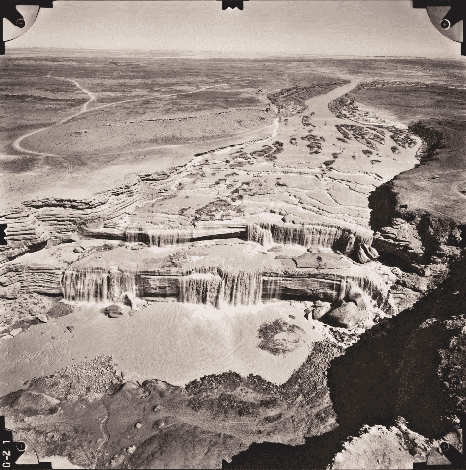 James Turrell, ‘Grand Falls Next to Roden Crater’, 2009, Print, Black and White Carbon Print, null, Numbered
