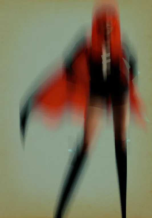 Jamie Hewlett, ‘Filament Rouge’, 08-12-2023, Print, Archival Inkjet with Fluro Red Screenprint Overlay on Somerset Satin Enhanced 330gsm Paper, Self-released, Numbered