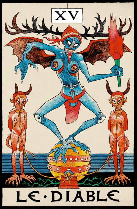 Jamie Hewlett, ‘Le Diable’, 16-09-2015, Print, Archival pigment digital print on Hahnemuhle German Etching 305gsm, Saatchi Gallery, Numbered