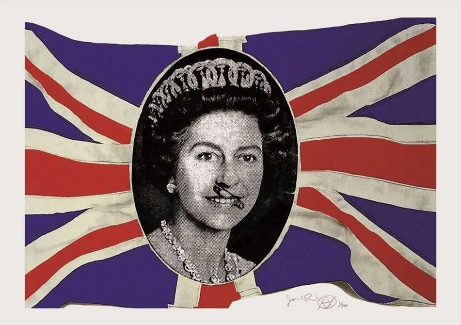 Jamie Reid, ‘God Save The Queen (GSTQ Classic)’, 2021, Print, Giclée print on 290 gsm Hahnemühle bamboo paper, null, Numbered