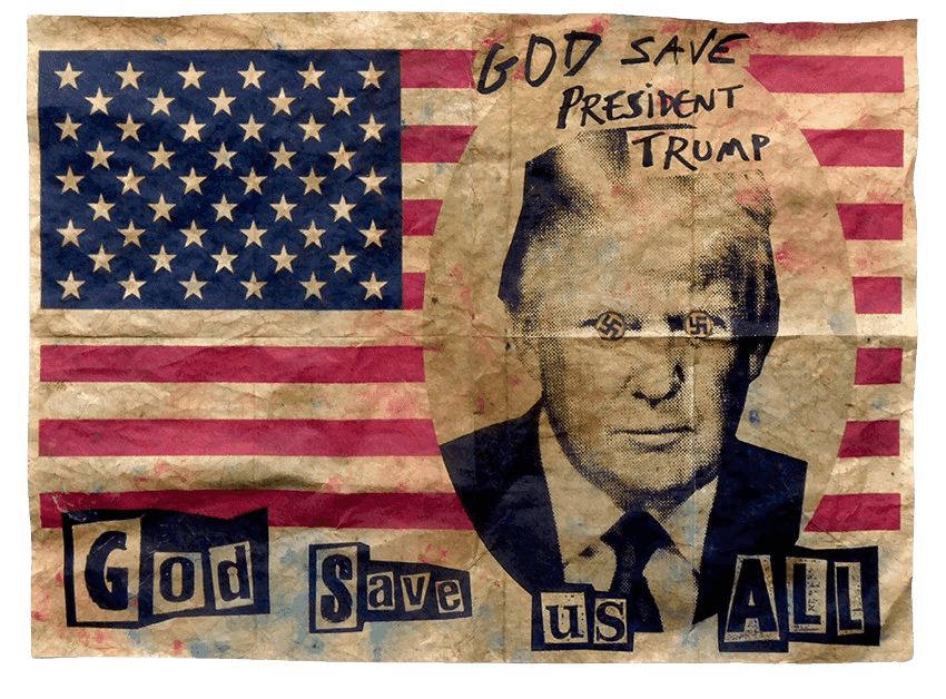 Jamie Reid, ‘God Save Us All’, 2017, Print, Giclée, null, Numbered