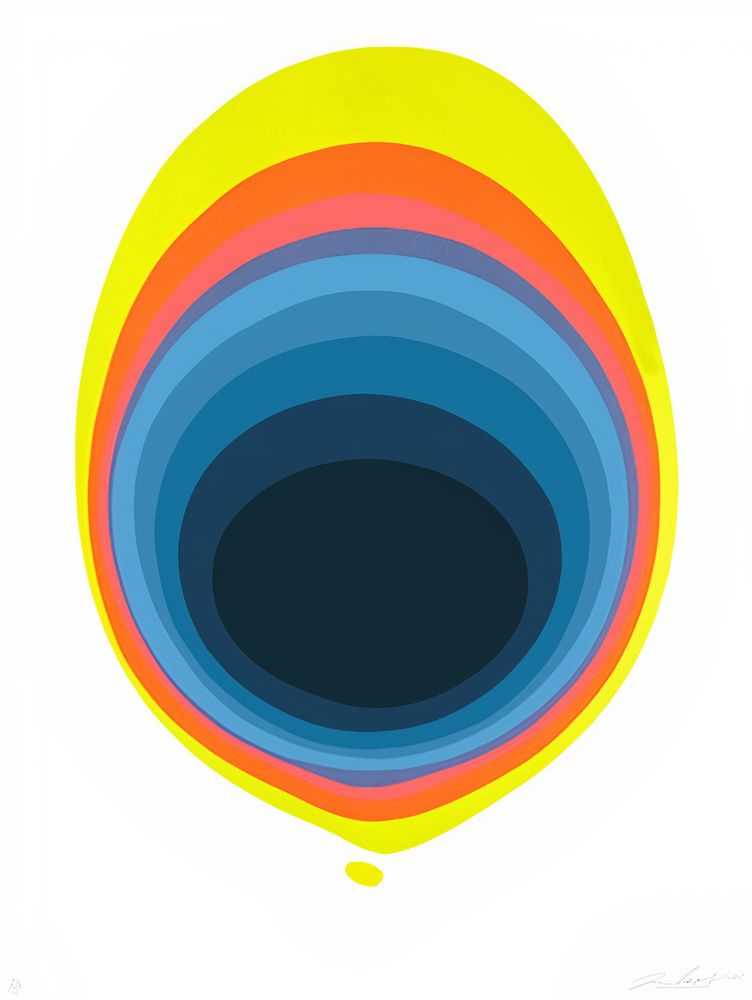 Jan Kalab, ‘Ionian Blob’, 13-04-2018, Print, 5 colours on 100% cotton paper, Studiocromie, Numbered
