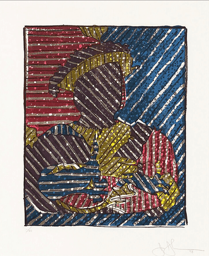 Jasper Johns, ‘After Holbein’, 1993, Print, Color Lithograph, null, Numbered