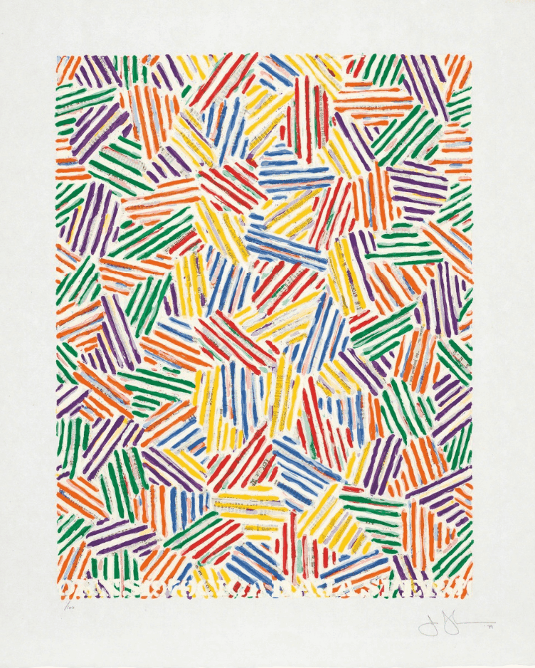 Jasper Johns, ‘Cicada, from Marginalia’, 1979, Print, Screenprint in colours, on Kurotani Hosho paper, with full margins., null, Numbered, Dated