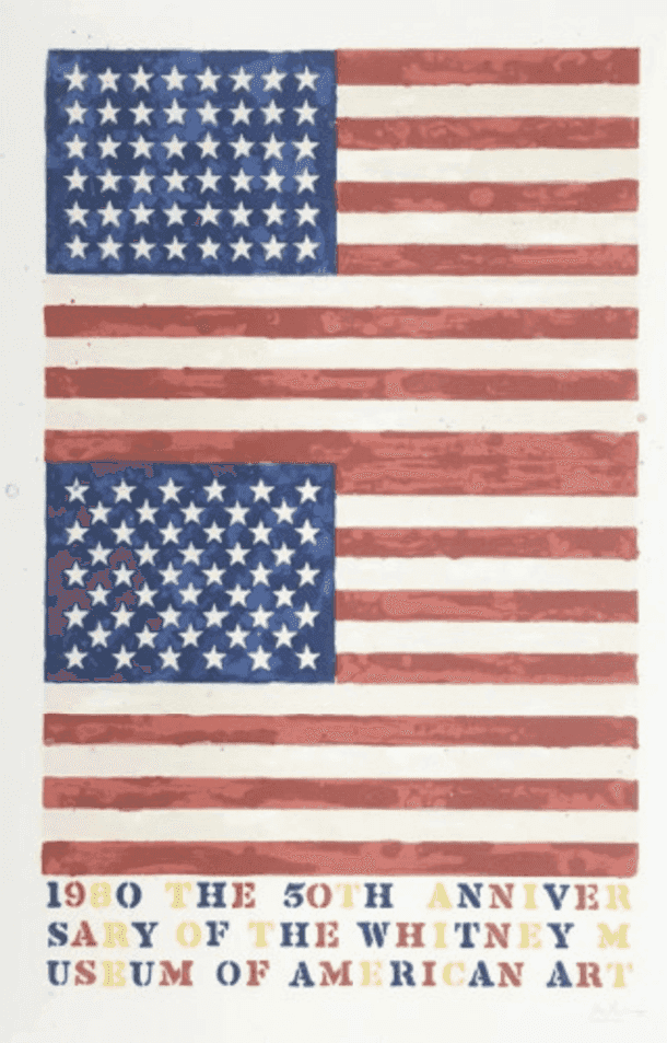 Jasper Johns, ‘Double Flags’, 1979, Print, Lithograph, Gemini G.E.L., Numbered