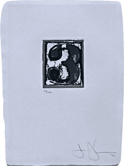Jasper Johns, ‘Figure 3’, 1975, Print, Etching with aquatint on Barcham Green paper with Jasper Johns' watermark, Petersburg Press, Numbered, Dated