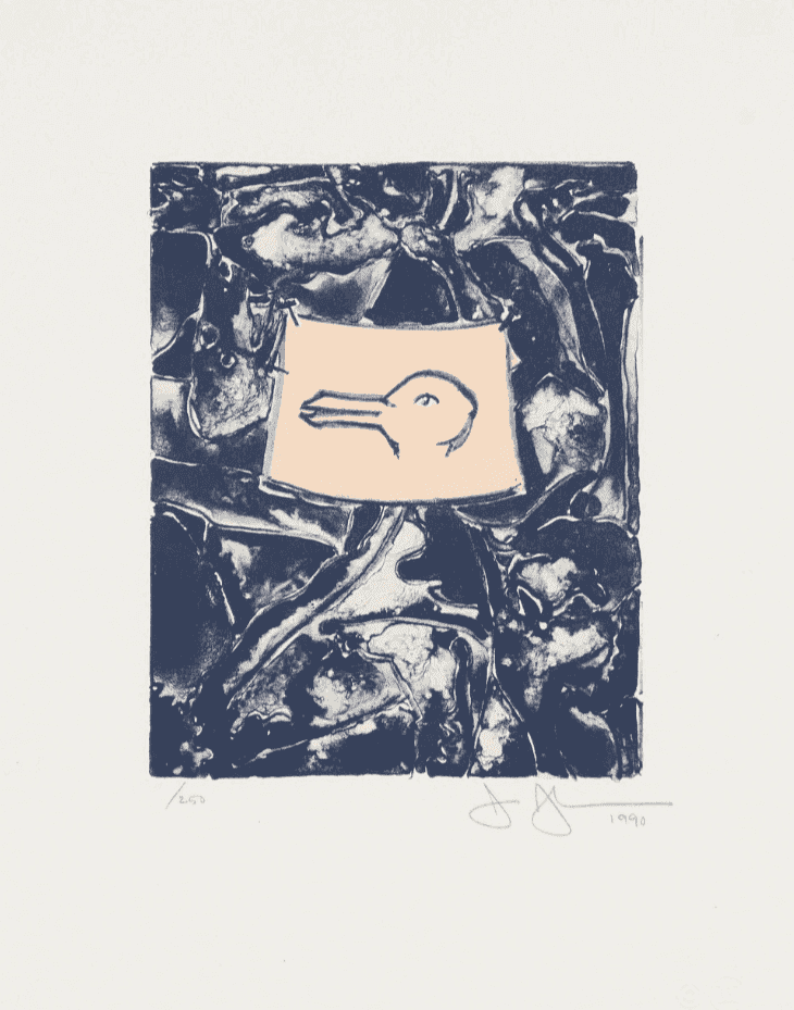 Jasper Johns, ‘Rabbit - Duck’, 1990, Print, Lithograph in colors, null, Numbered, Dated