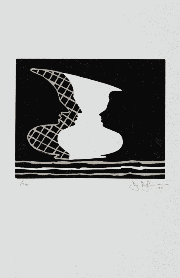 Jasper Johns, ‘Sun on Six’, 2000, Print, Color linoleum cut on Gampi Torinoko paper, Z Press, Numbered, Dated