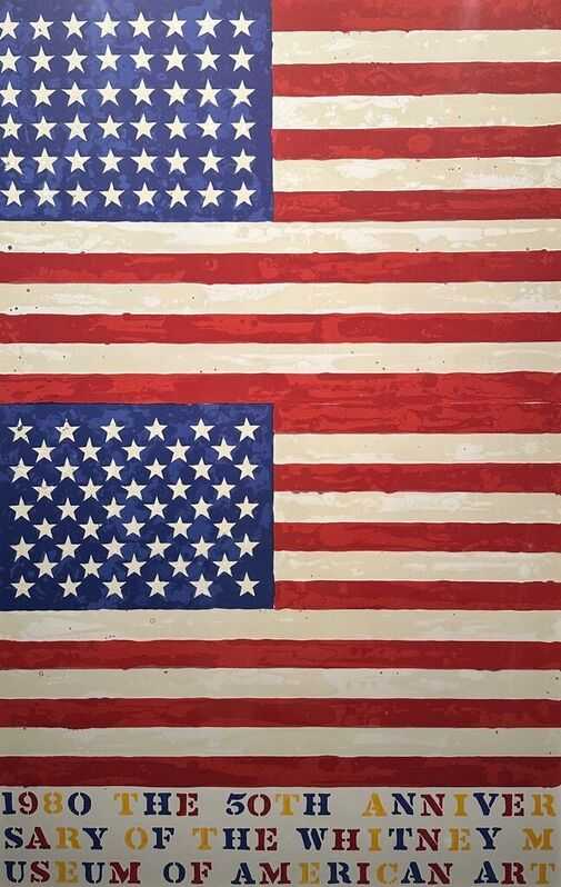 Jasper Johns, ‘Two Flags’, 1979, Print, Lithograph, Stony Johns, Inc. and Gemini G.E.L., 