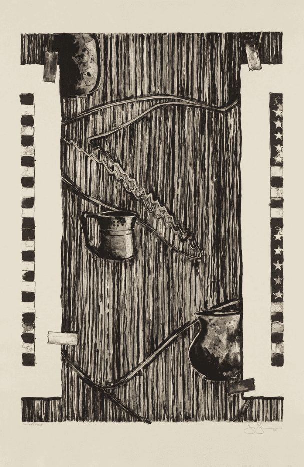 Jasper Johns, ‘Ventriloquist’, 1990, Print, Lithograph, on J. Whatman paper, with full margins, Universal Limited Art Editions, Inc., Numbered, Dated