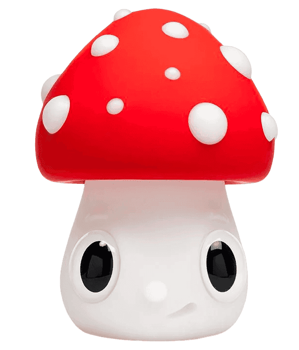 Javier Calleja, ‘Nightlight Mushroom Designer Lamp’, 2023, Sculpture, Limited-edition designer lamp sculpture with rechargeable LED base, USB charging, three brightness settings, and touch control., null, 