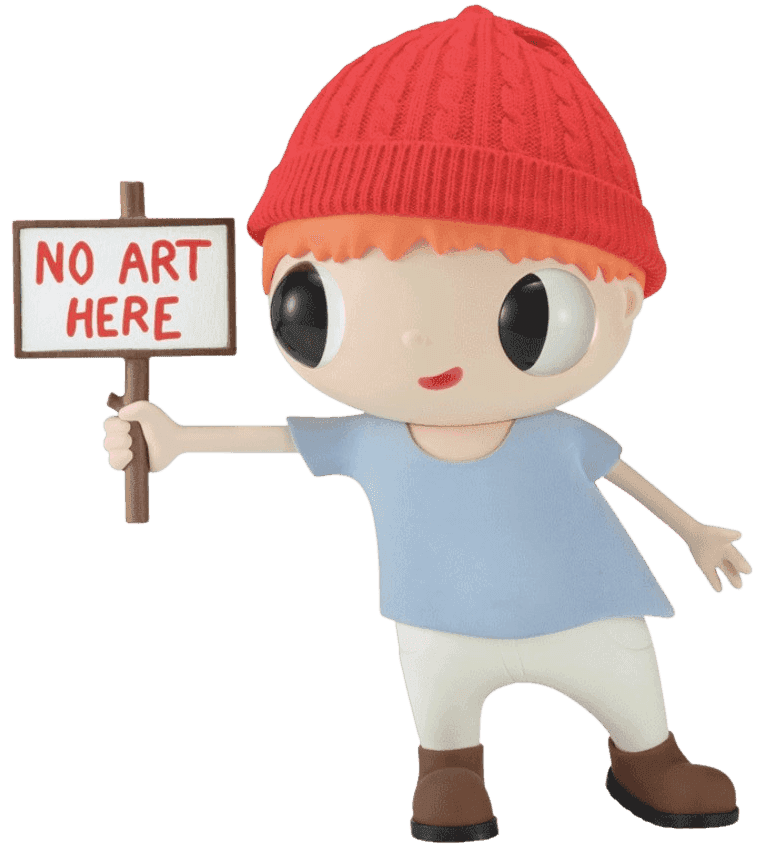 Javier Calleja, ‘No Art Here (Wood)’, 2021, Sculpture, Resin, crystal, cotton and wood sculpture, Nanzuka Underground, Numbered