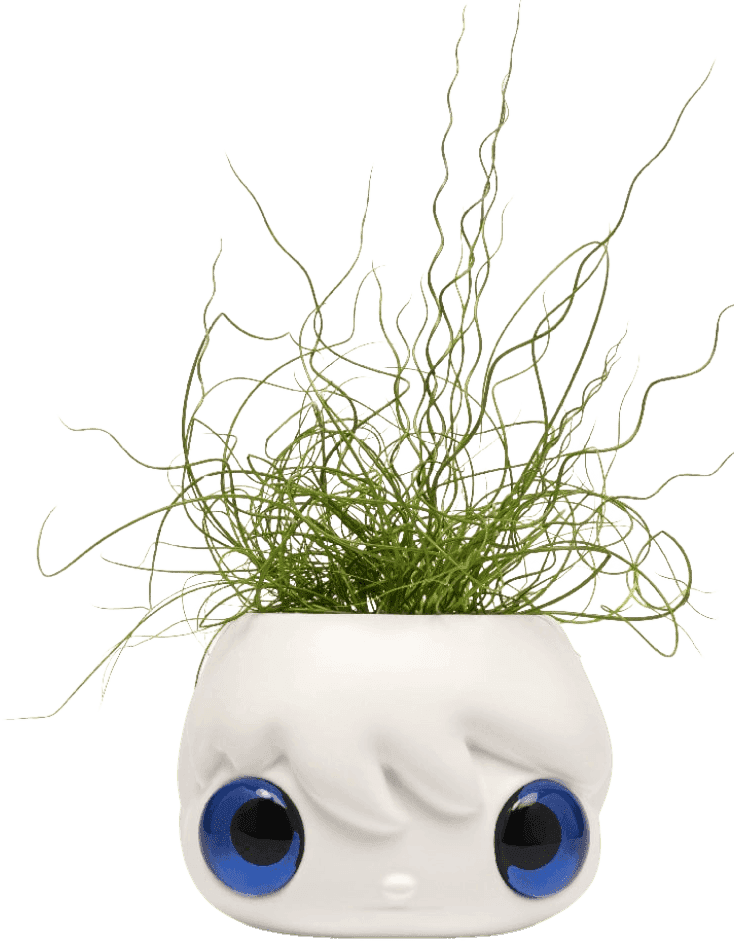 Javier Calleja, ‘Pop Top' Planter Pot (Blue Eyes)’, 2021, Sculpture, Ceramic planter, crystal blue eyes, Case Studyo, 