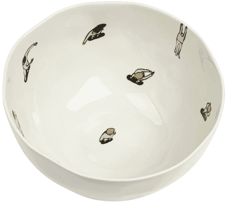 Jean Jullien, ‘Skate Bowl (White)’, 2020, Collectible, Porcelain ‘serving’ bowl, Case Studyo, 