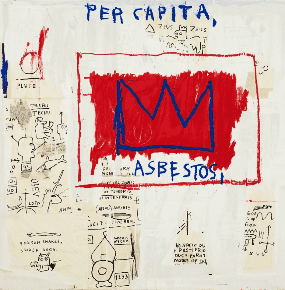 Jean-Michel Basquiat, ‘Per Capita’, 2001, Print, Screenprint in colors on Saunders 410 Hot Press watercolor paper, null, Numbered, Dated