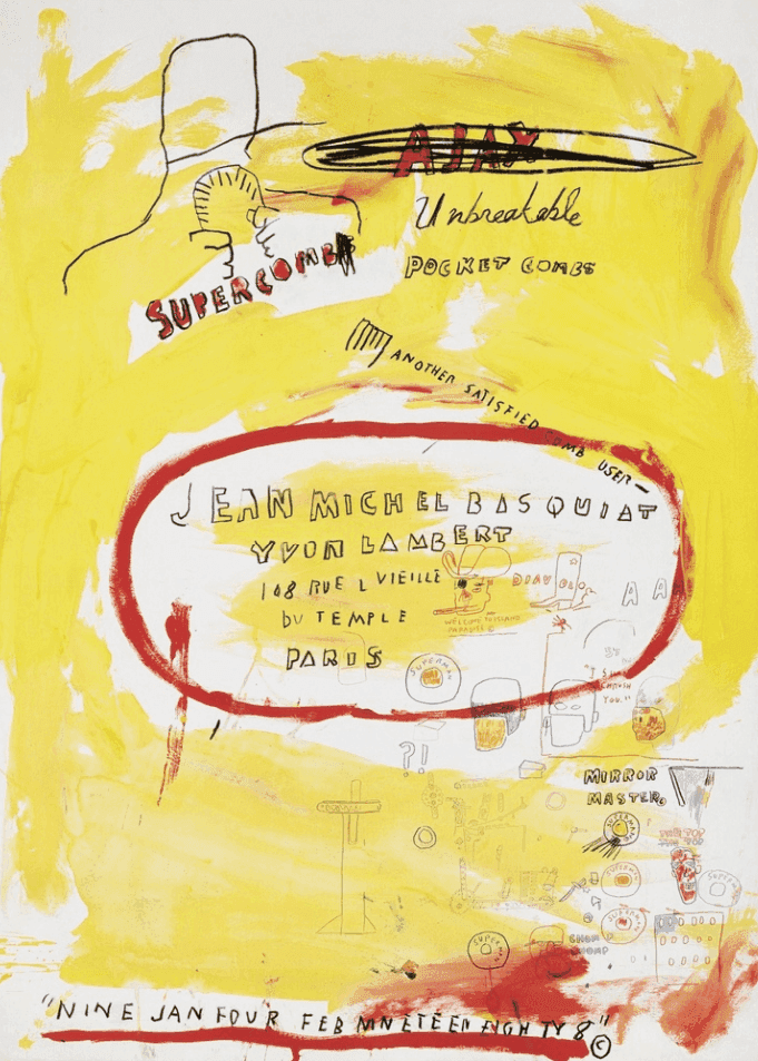 Jean-Michel Basquiat, ‘Supercom’, 2021, Print, Offset lithographic poster on wove paper, null, 